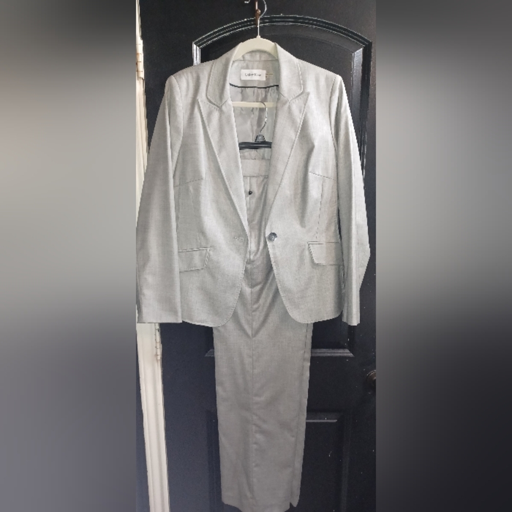 Calvin Klein Light Gray Women's Suit